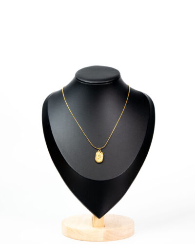Collier femme Flower pendant necklace plaqué or 18 carats en acier inoxydable - Lumine Jewelry Maroc