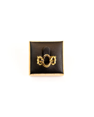 Bague femme Loop Ring plaquée or 18 carats en acier inoxydable - Lumine Jewelry Maroc