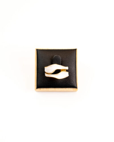 Bague femme Valencia Ring plaquée or 18 carats en acier inoxydable - Lumine Jewelry Maroc