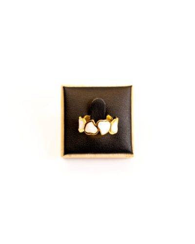 Bague femme Evemore Ring plaquée or 18 carats en acier inoxydable - Lumine Jewelry Maroc