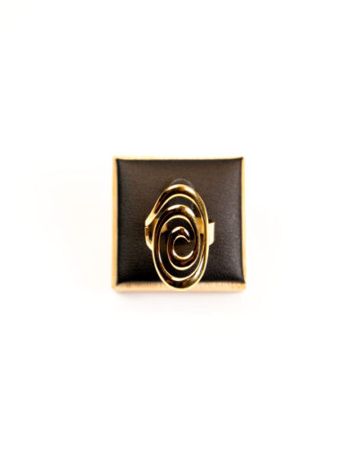 Bague femme Wafaa Ring plaquée or 18 carats en acier inoxydable - Lumine Jewelry Maroc