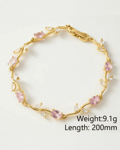 Tulip Garden Bracelet - Pink