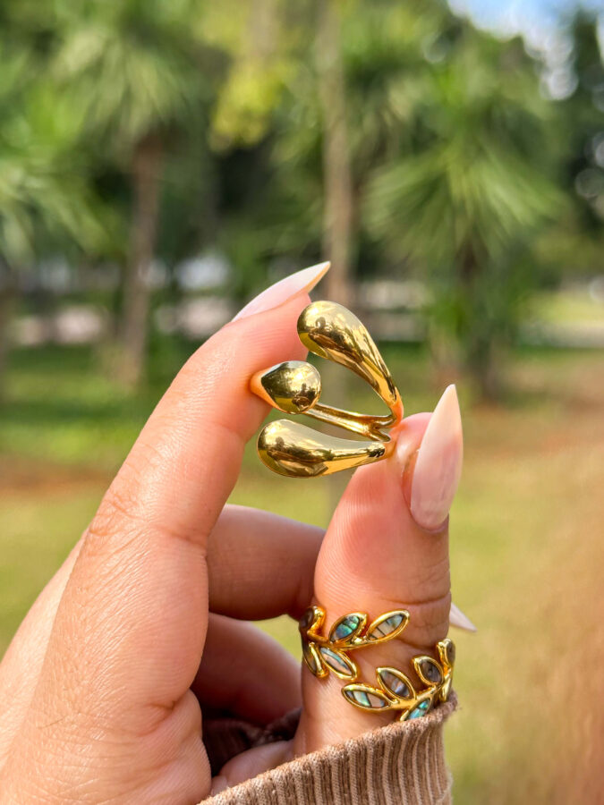 Three Bars ring