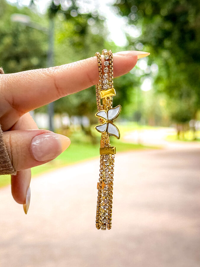 Butterfly Charm Bracelet – Image 4