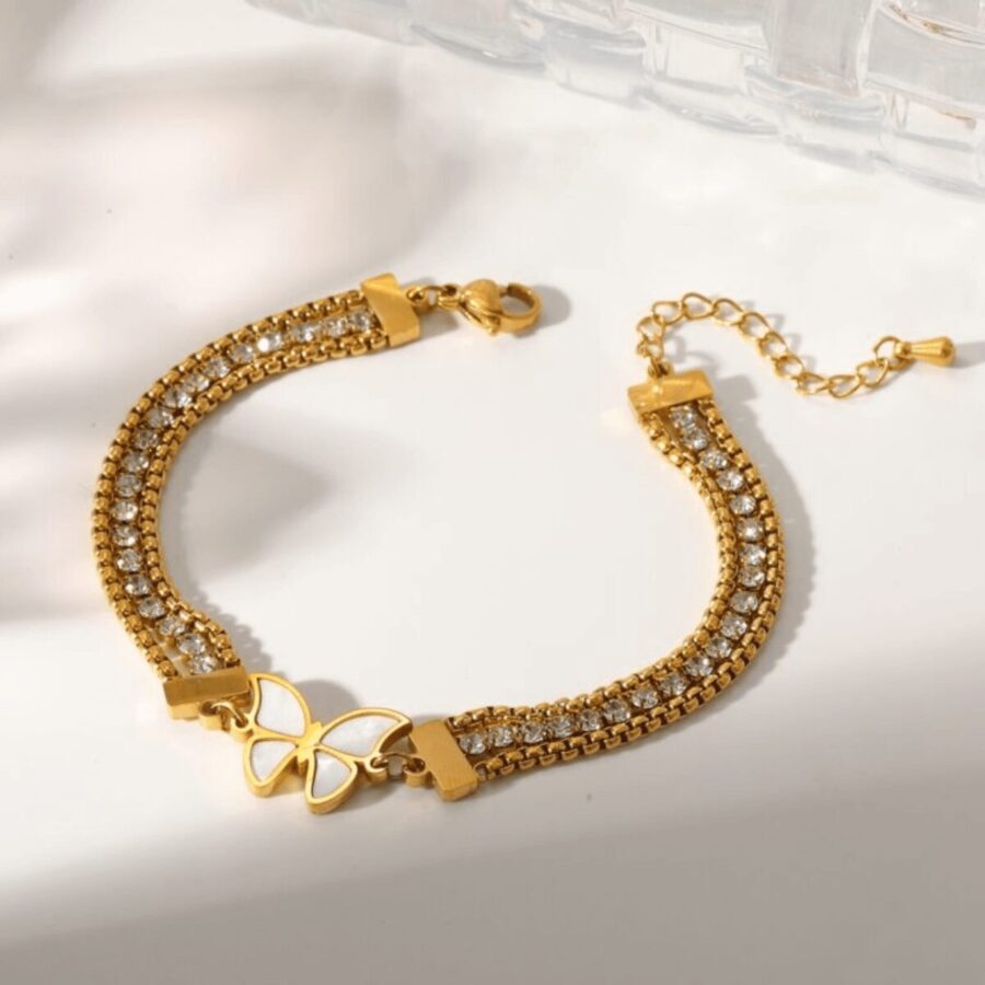 Butterfly Charm Bracelet – Image 6
