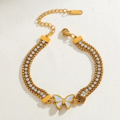 Butterfly Charm Bracelet