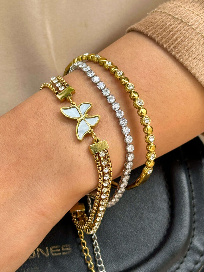 Butterfly Charm Bracelet – Image 2