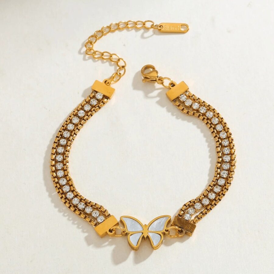 Butterfly Charm Bracelet