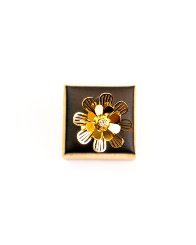 Bague femme Sunflower Ring plaquée or 18 carats en acier inoxydable - Lumine Jewelry Maroc